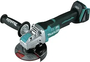 Makita XAG26Z 18V LXT® Lithium-Ion Brushless Cordless 4-1/2” / 5″ Paddle Switch X-LOCK Angle Grinder, with AFT®, Tool Only